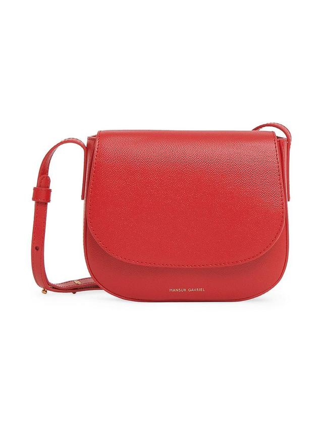 Womens Mini Classic Leather Crossbody Bag Product Image