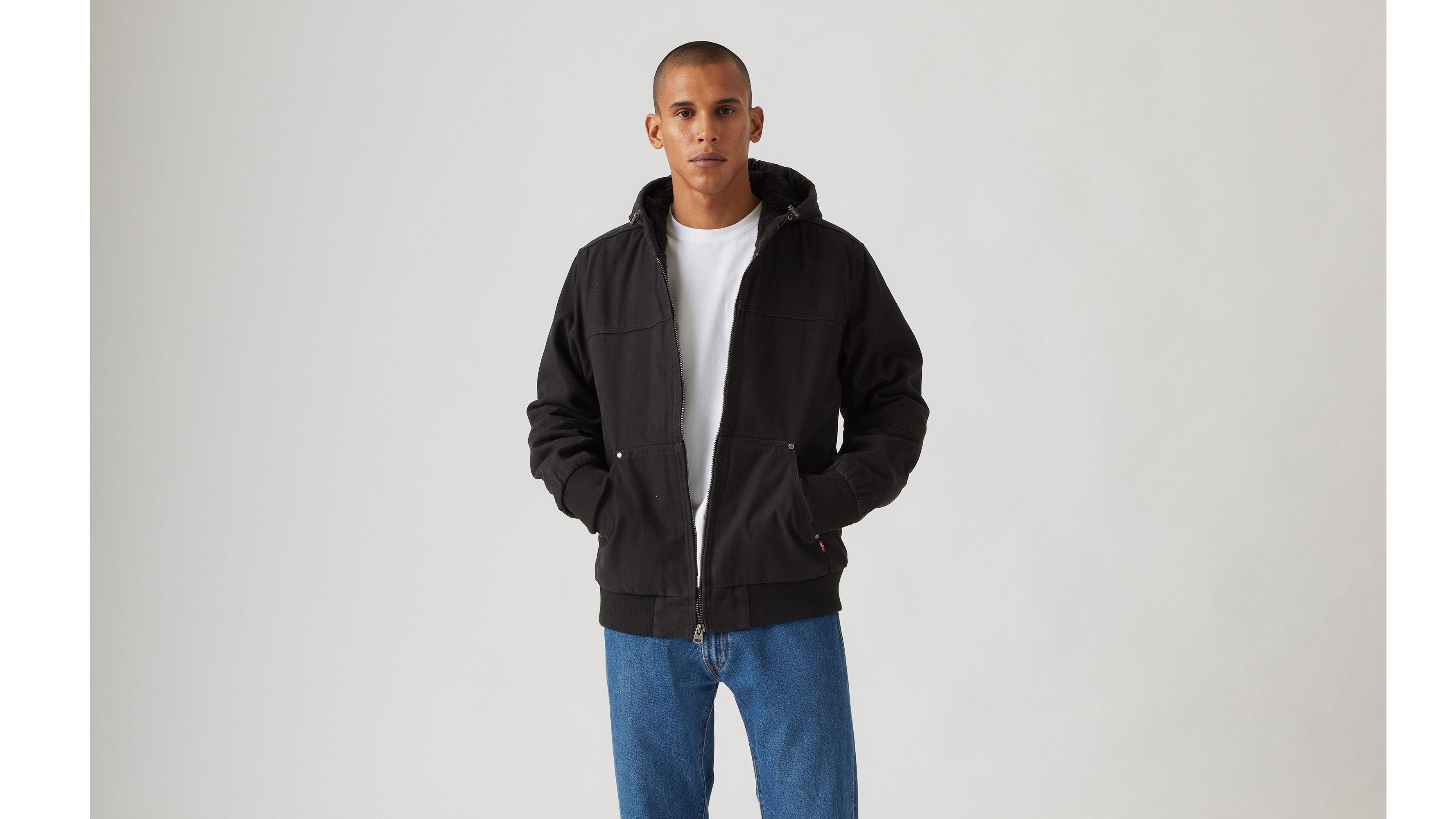 Sherpa Lined Hooded Jacket Product Image