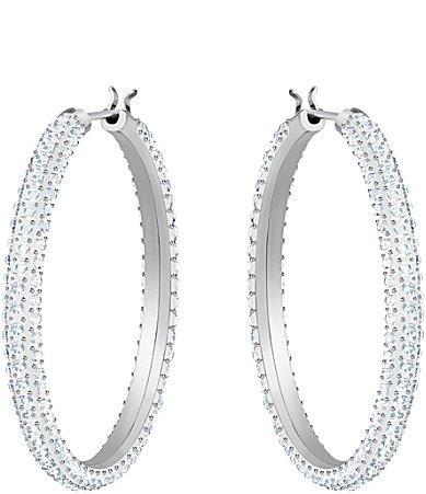 SWAROVSKI Pav Hoop Earrings Product Image