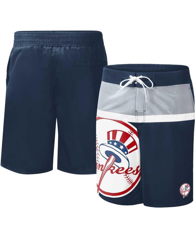 Mens G-III Sports by Carl Banks New York Yankees Sea Wind Swim Shorts Blue Product Image