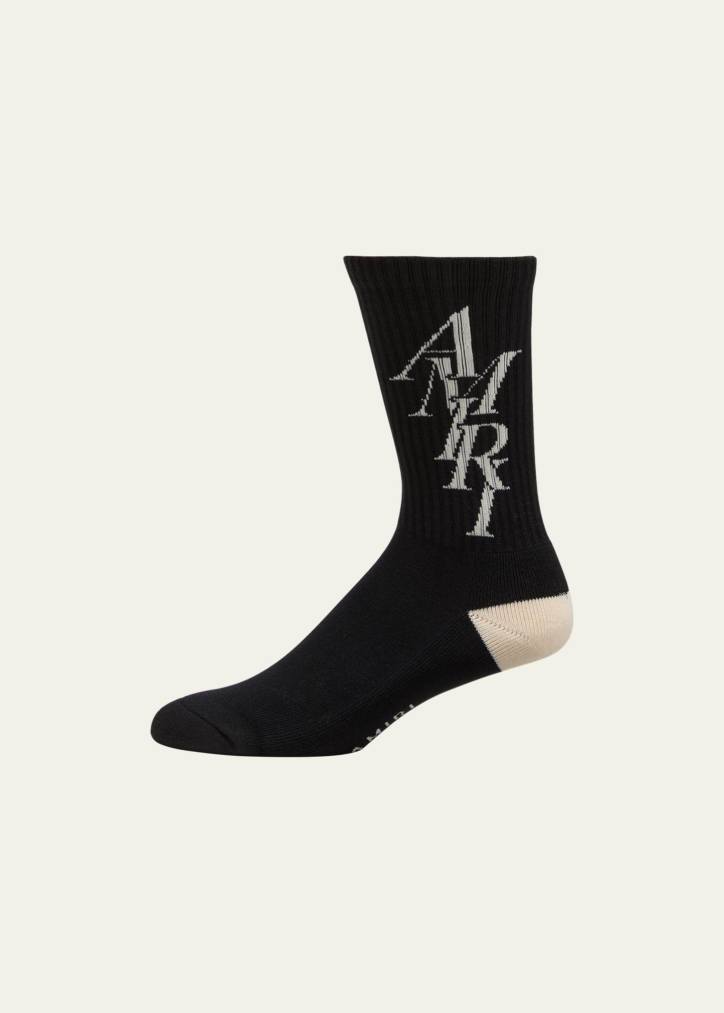 Mens Amiri Stack Crew Socks Product Image