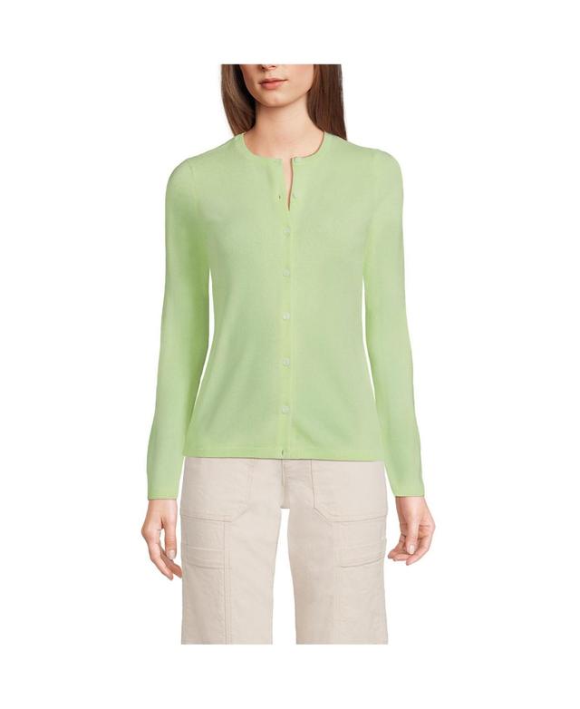 Lands End Womens Tall Classic Cashmere Cardigan Sweater Product Image