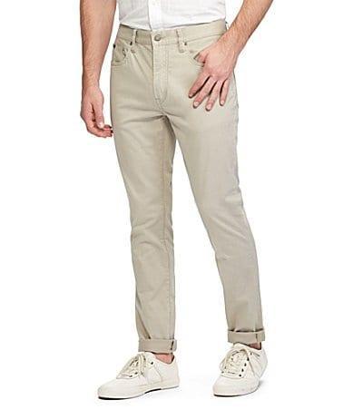 Polo Ralph Lauren Varick Slim Fit Sateen Stretch Pants Product Image