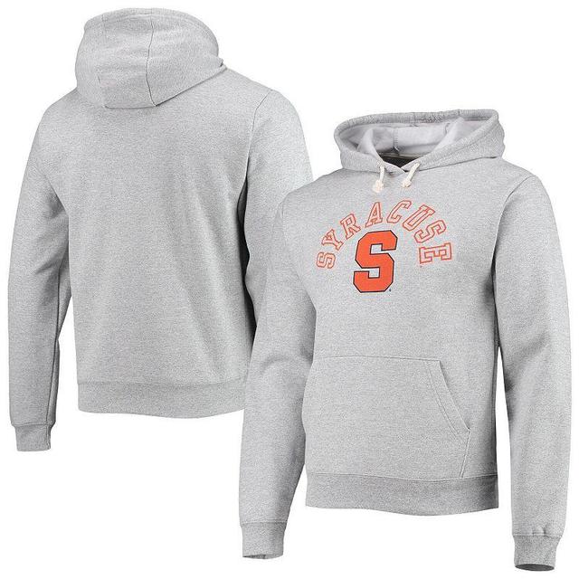 Mens League Collegiate Wear Heathered Gray Syracuse Orange Seal Neuvo Essential Fleece Pullover Hoodie Product Image