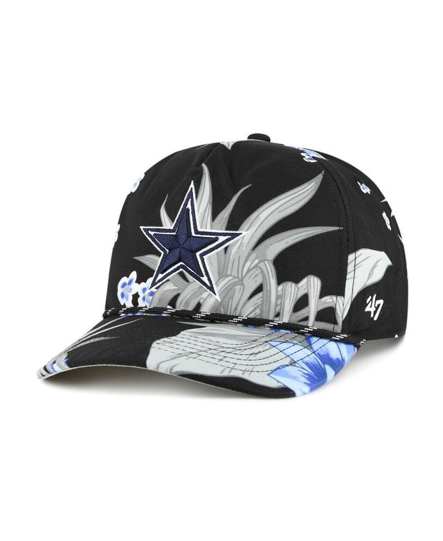 Mens 47 Brand Black Dallas Cowboys Dark Tropic Hitch Adjustable Hat Product Image