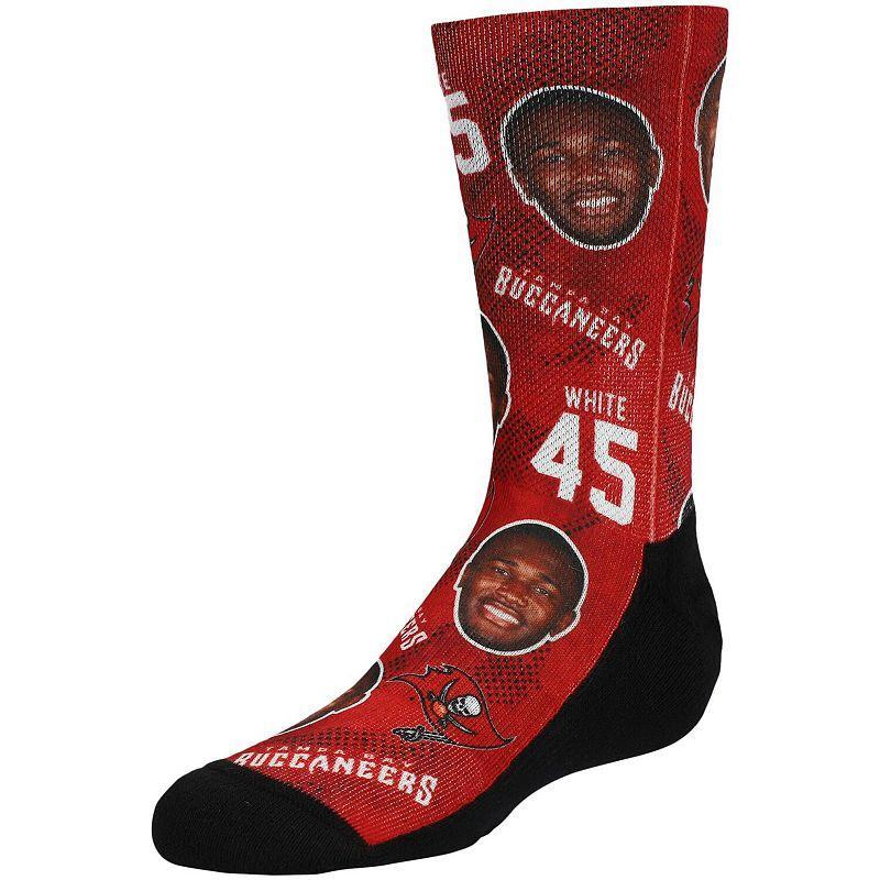 Youth Boys and Girls Devin White Tampa Bay Buccaneers Football Guy Multi Crew Socks Product Image