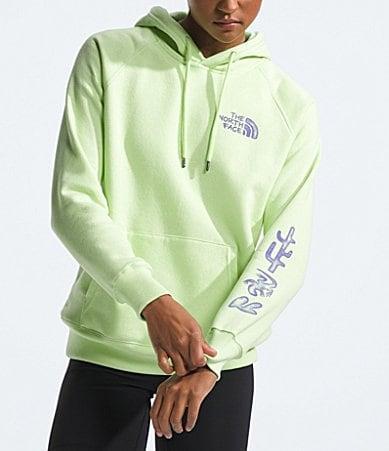 The North Face Womens Outdoors Together Graphic Print Long Sleeve Pullover Hoodie Product Image