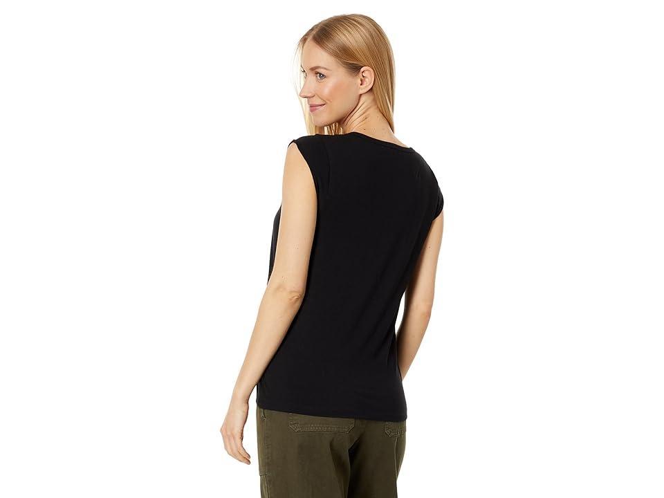 Lilla P Cap Sleeve Scoop Neck Women's T Shirt Product Image