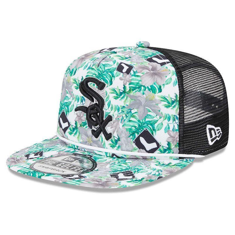 Mens New Era Chicago White Sox Tropic Floral Golfer Snapback Hat Product Image