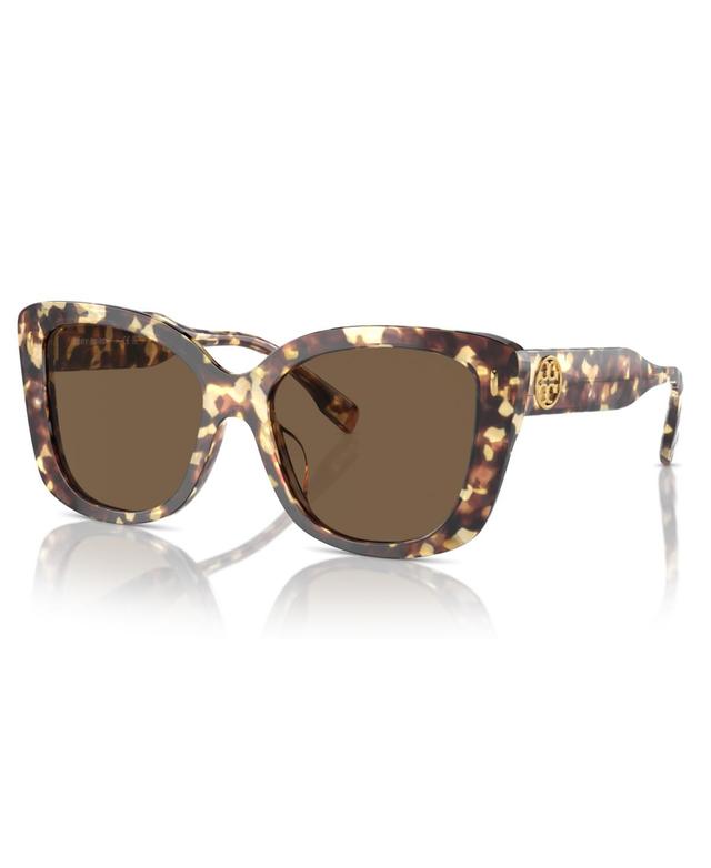 Tory Burch Womens TY7198U 54mm Tortoise Butterfly Sunglasses Product Image