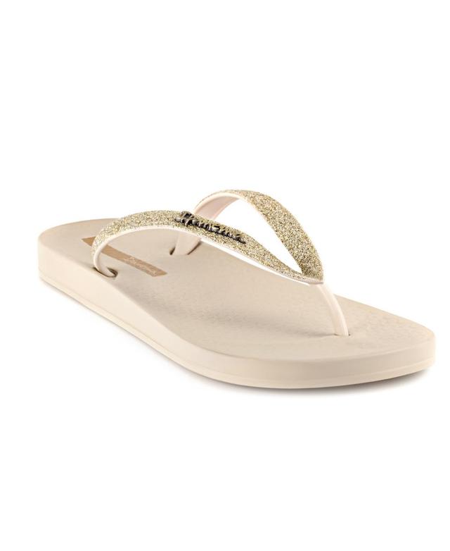 Ipanema Womens Ana Sparkle Flip-flop Sandals Beige Product Image