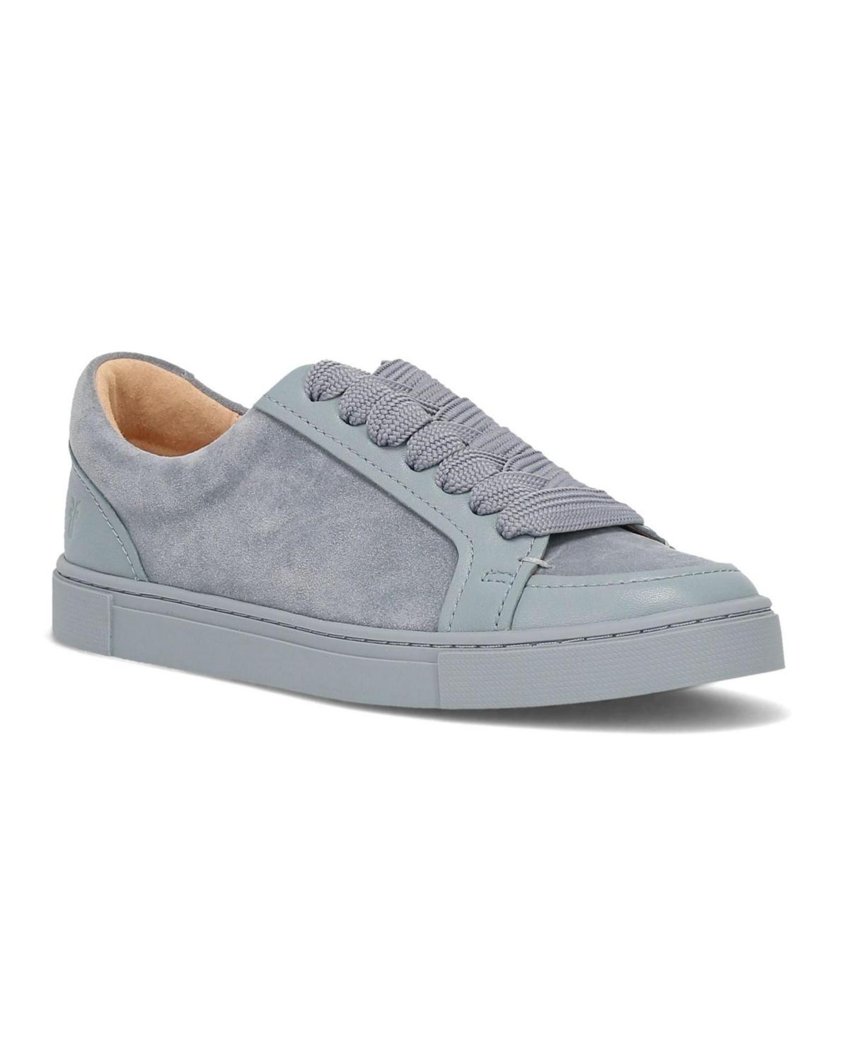 Ivy Mixed Leather Low-Top Sneakers Product Image