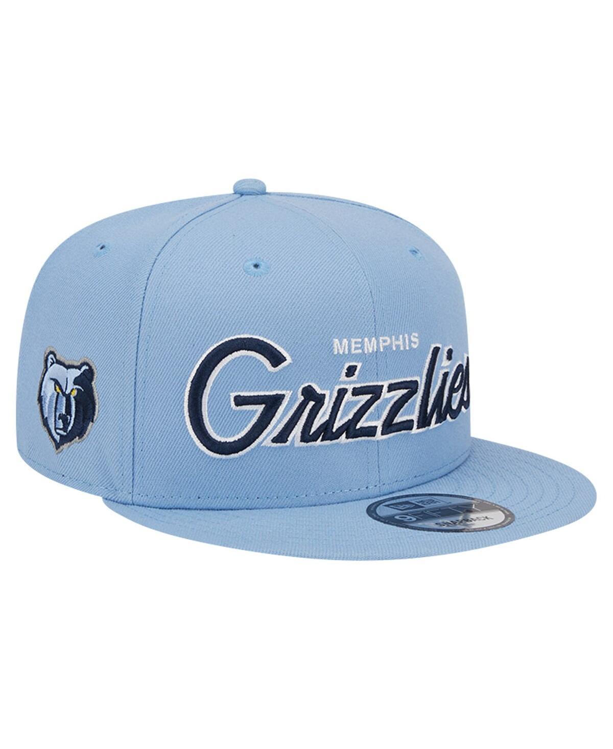 Mens New Era Memphis Grizzlies Evergreen Script Side Patch 9FIFTY Snapback Hat Product Image