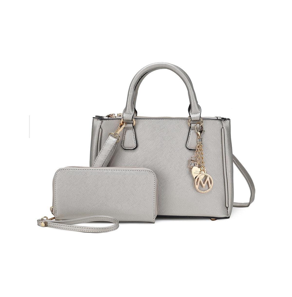 Mkf Collection Ruth Women s Satchel Bag with Wallet by Mia K Product Image