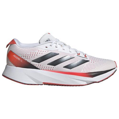 adidas Mens adidas Adizero SL - Mens Running Shoes Black/White/Bright Red Product Image