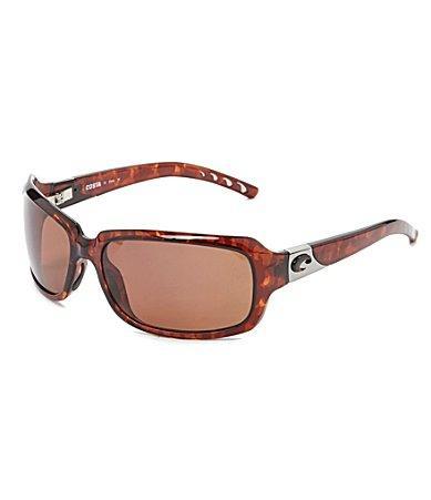 Costa Isabela UVAUVB Protection Polarized Rectangle Sunglasses Product Image