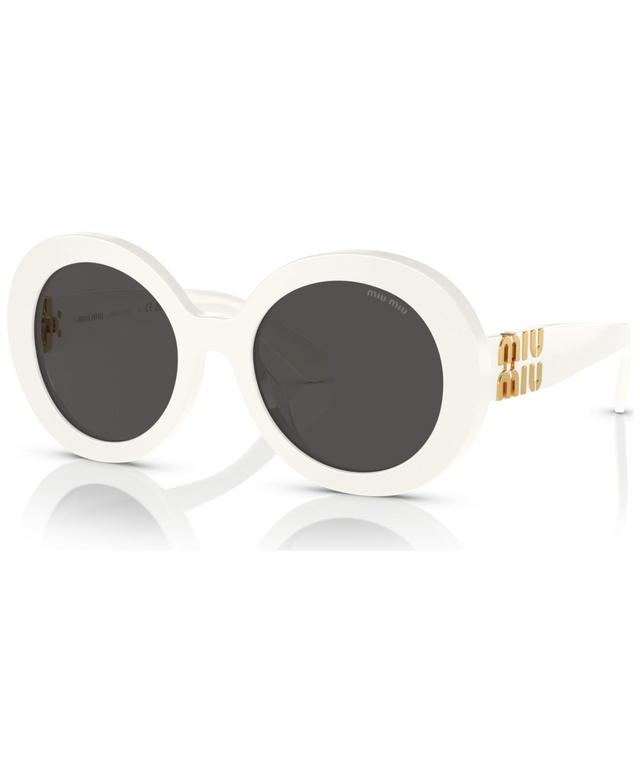 Miu Miu Women's Mu 11Ys Sunglasses, Grey, Large Product Image