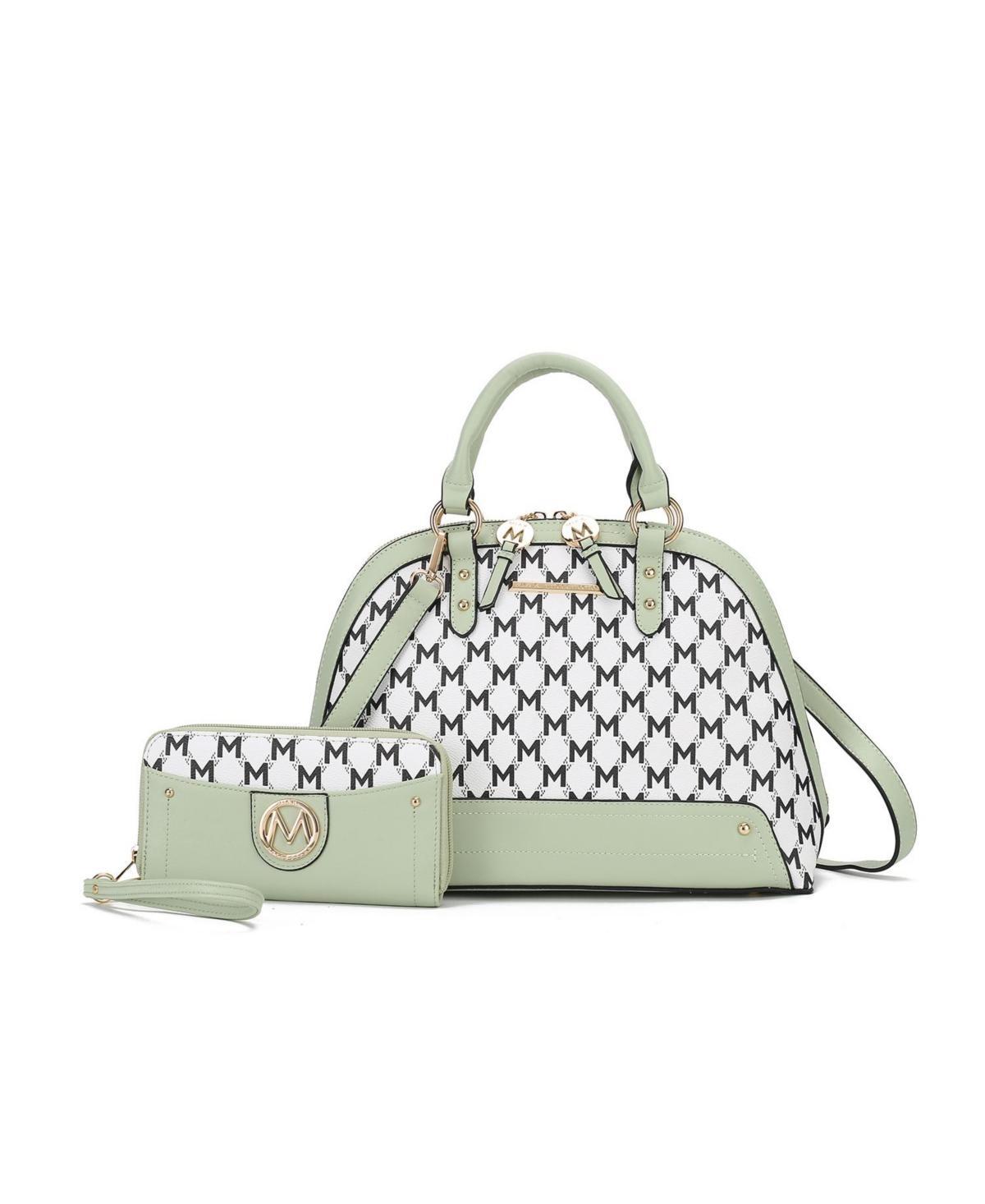 Mkf Collection Frida Women s Satchel with matching Wallet by Mia K Product Image