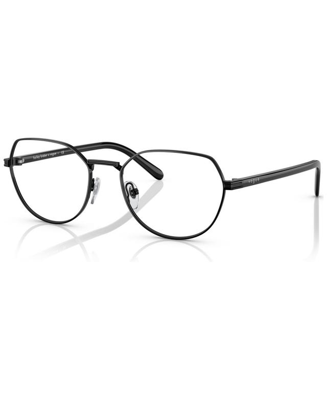 Vogue Eyewear Womens Irregular Eyeglasses, VO424353-o - Black Product Image