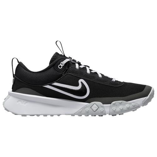 Nike Mens Air Diamond Varsity Turf - Baseball Shoes White/Iron Grey/Black Product Image