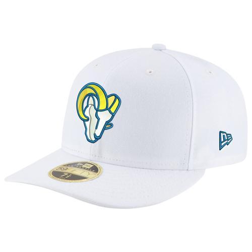 Mens New Era Los Angeles Rams Alternate Logo Omaha Low Profile 59FIFTY Fitted Hat Product Image