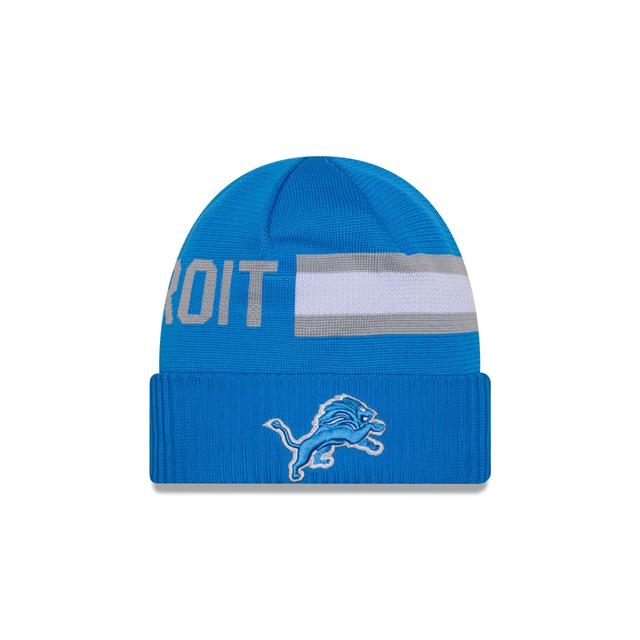 Detroit Lions 2024 Cold Weather Tech Knit Beanie Male Product Image