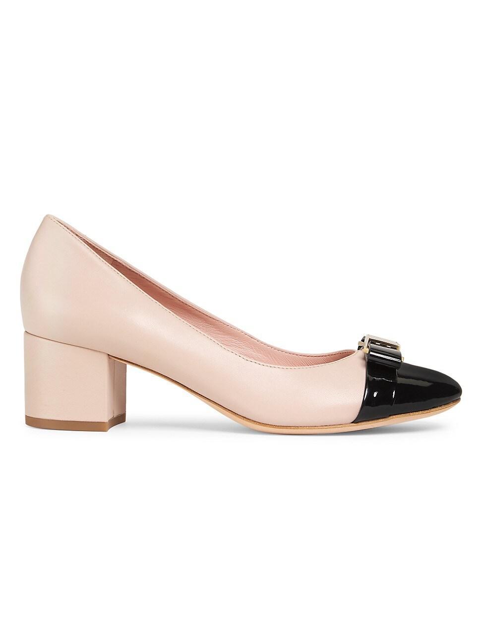 Womens Bowdie Leather Pumps Product Image