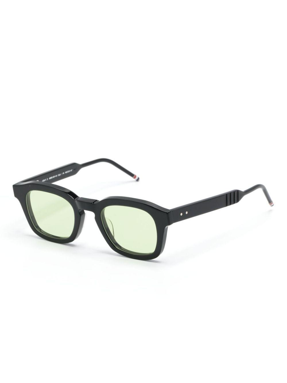 Square-frame Sunglasses In Schwarz Product Image