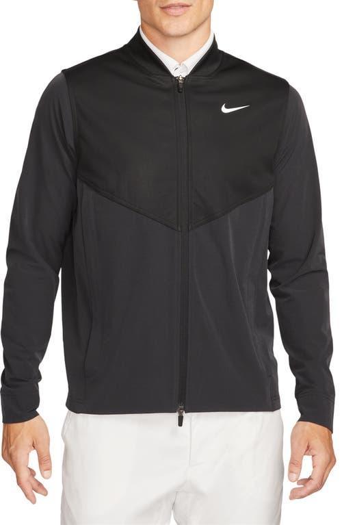 Tour Essential Water-repellent Golf Jacket In Black Product Image