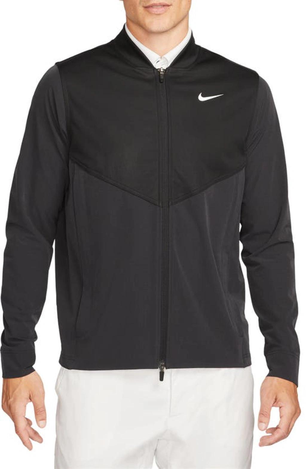 Tour Essential Water-repellent Golf Jacket In Black Product Image