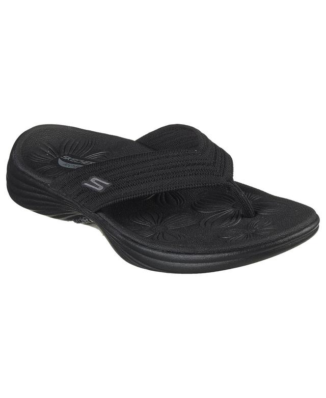 Skechers Womens Go Walk Arch Fit Radiance - Lure Thong Sandals from Finish Line Product Image