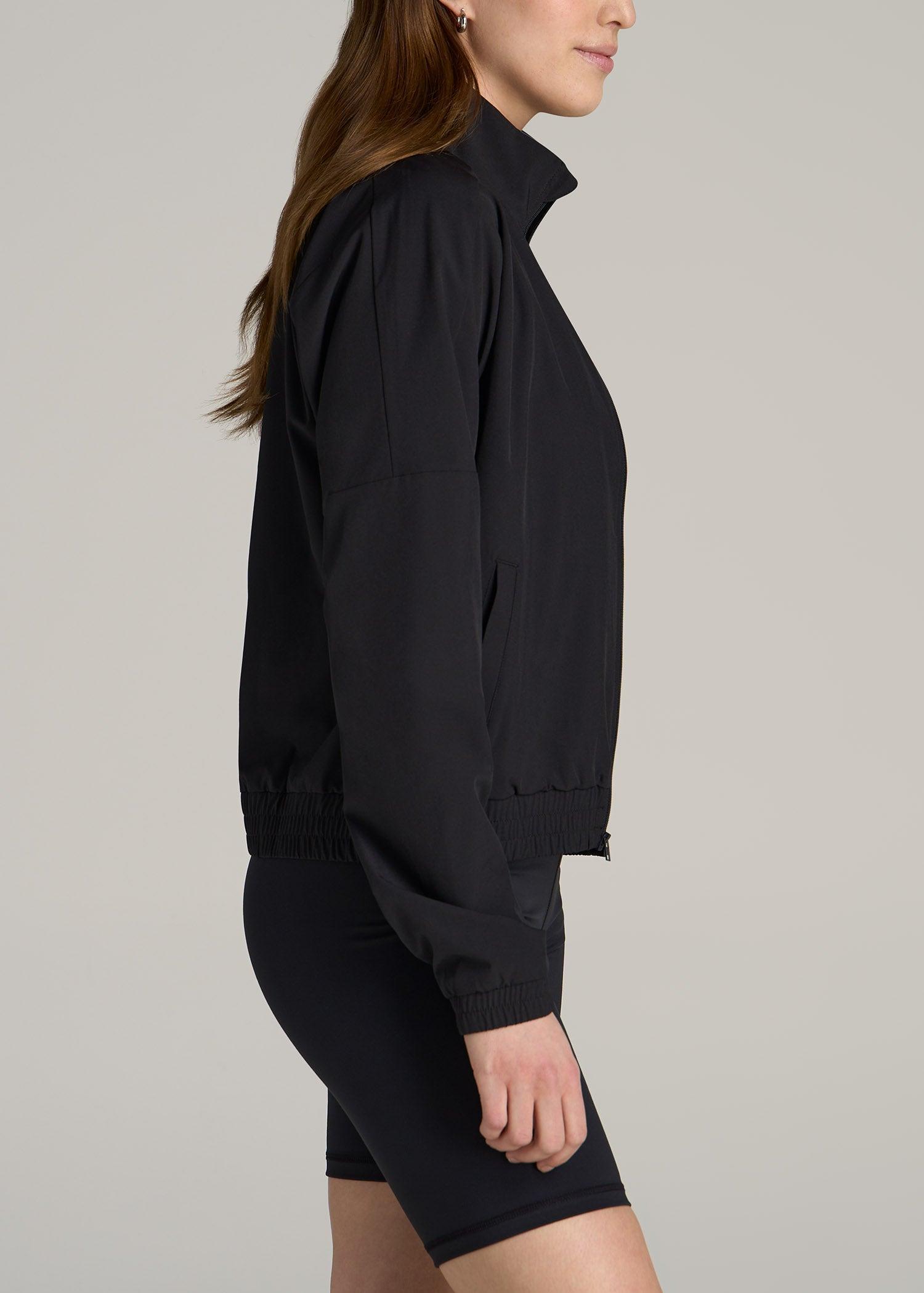 Layer Up Tall Women's Jacket in Black Product Image