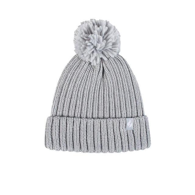 Womens Heat Holders Heatweaver Lined Ribbed Roll Up Pom Hat Product Image