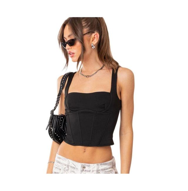 EDIKTED Corset Crop Top Product Image