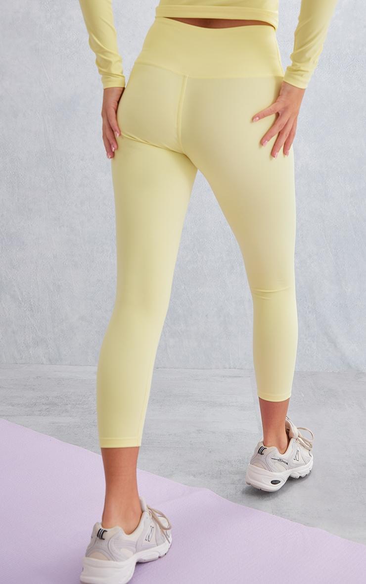 Lemon Sculpt Cropped Gym Leggings Product Image