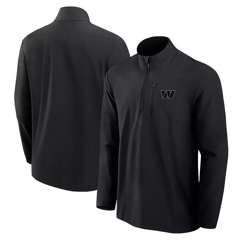 Mens Fanatics Signature Carolina Panthers Front Office Woven Quarter-Zip Jacket Product Image