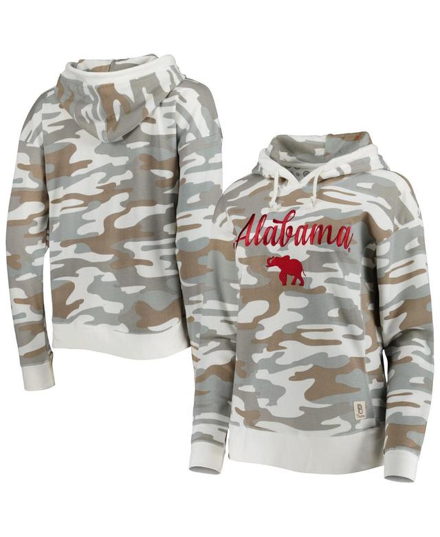 Womens Pressbox Camo Alabama Crimson Tide San Pablo Pullover Hoodie Product Image