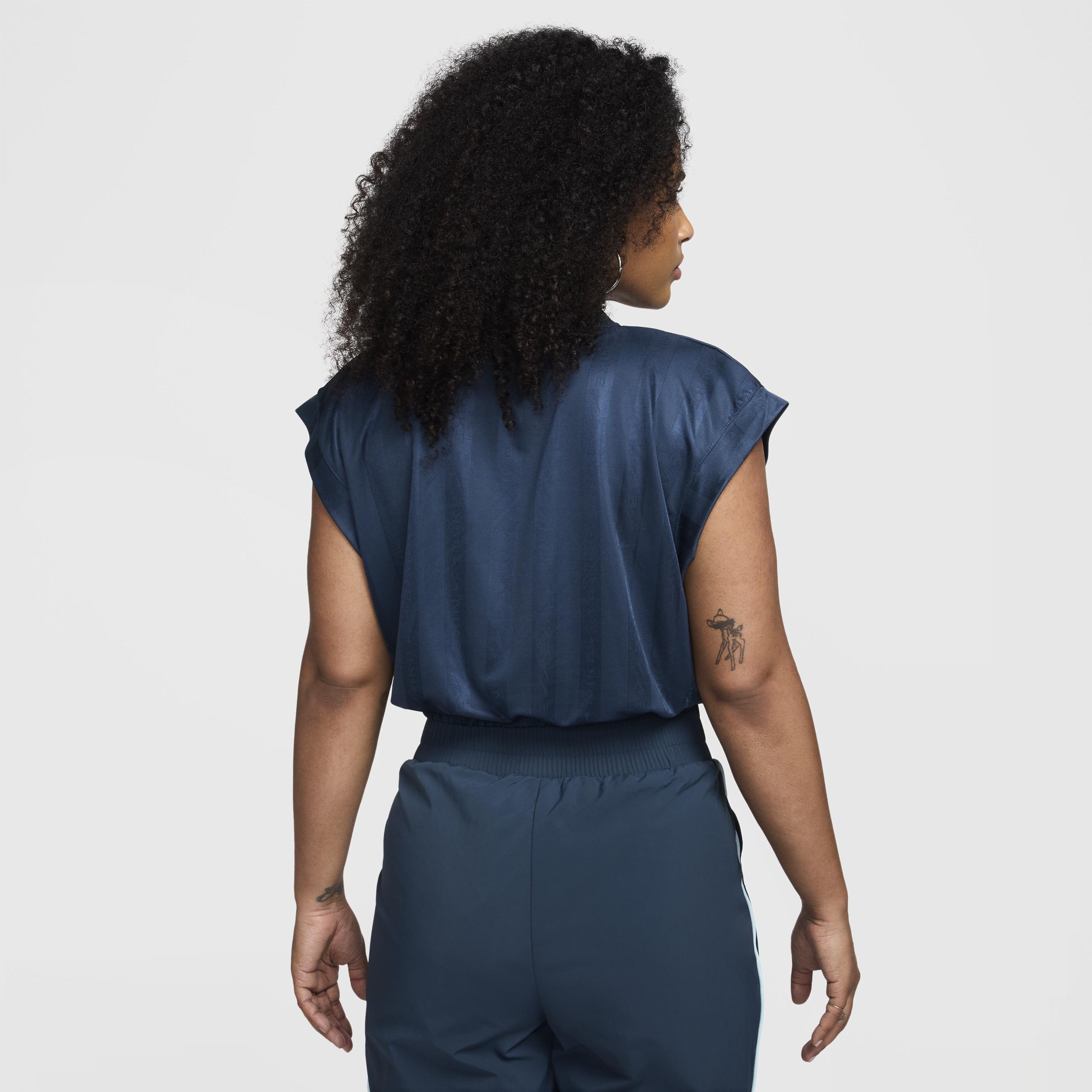 Women's Nike Sportswear Collection Dri-FIT Short-Sleeve Jacquard Jersey Product Image