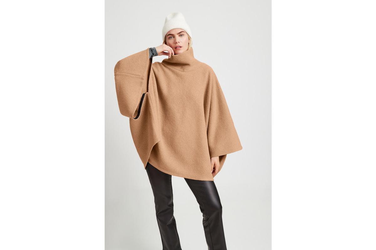 Marcella Womens Avery Wool Cape Coat Product Image