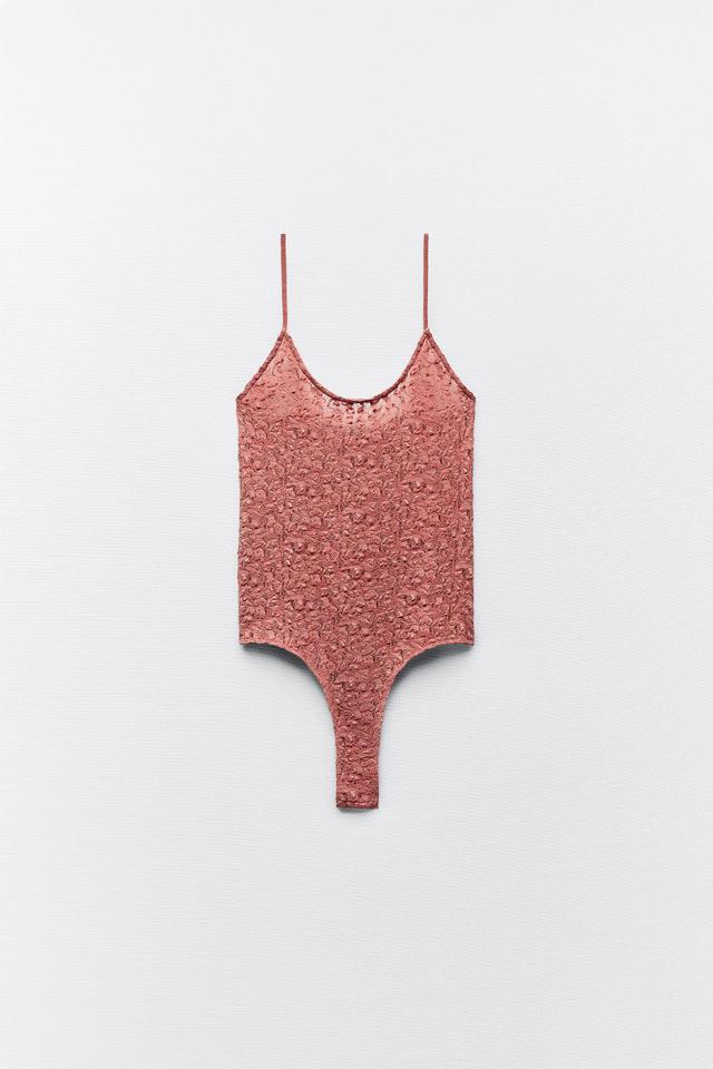 STRAPPY LACE BODYSUIT Product Image