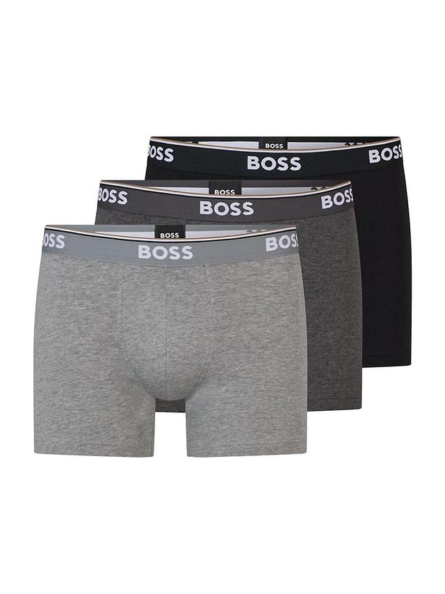 Boss Power Cotton Blend Boxer Briefs, Pack of 3 Product Image