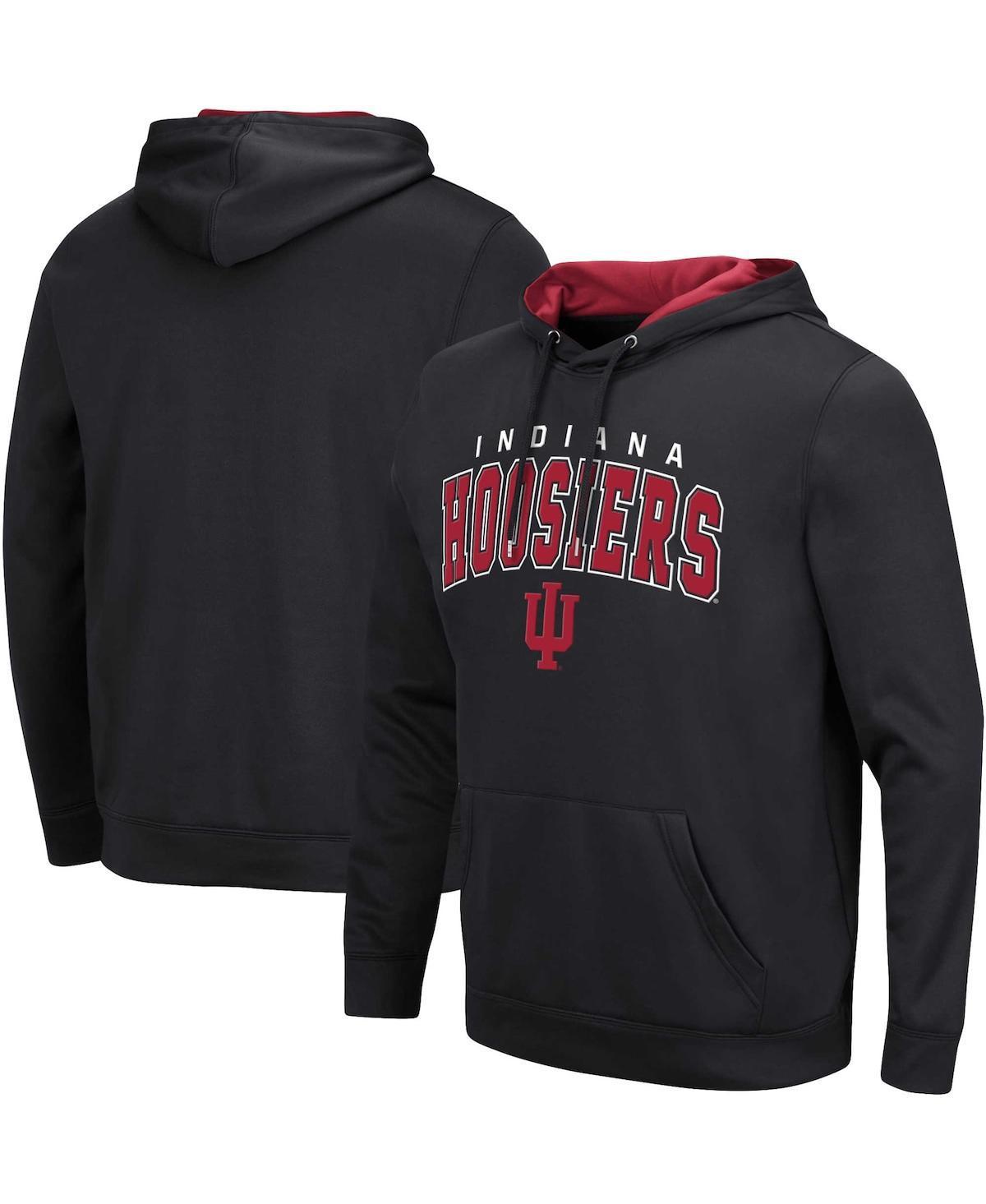 Mens Colosseum Black Indiana Hoosiers ResistancePullover Hoodie Product Image