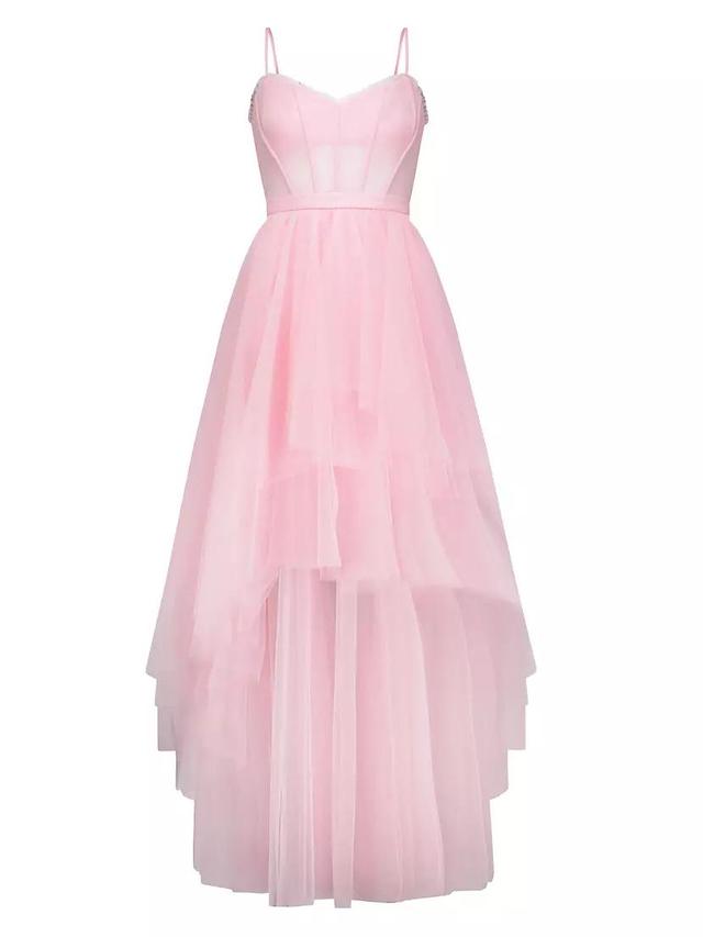 Tiered Tulle Corset Gown Product Image