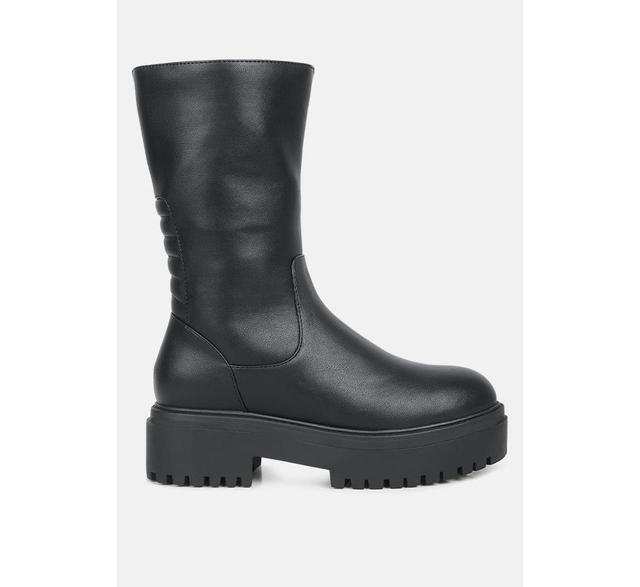 Womens Lewisa Panelled Lug Sole Boots Product Image