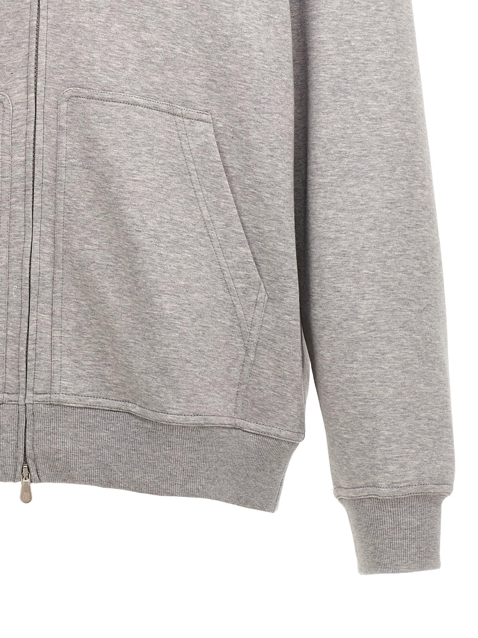 BRUNELLO CUCINELLI Hoodie In Gray Product Image