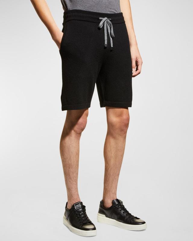 Nomad 1942 Men's Essex Cashmere Shorts - Size: SMALL - Black Product Image