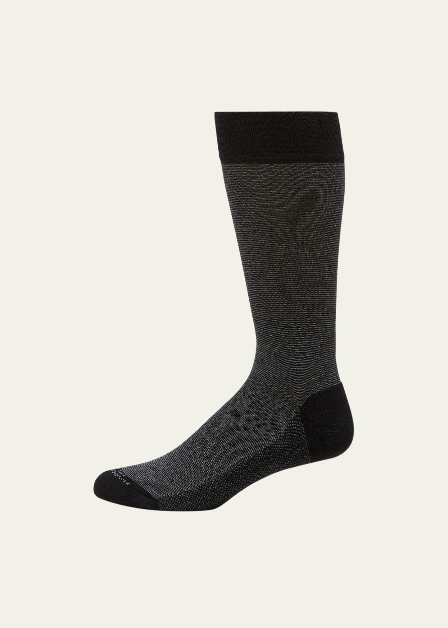 Mens Pima Cotton Mid-Calf Socks Product Image