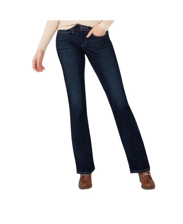 Silver Jeans Co. Womens The Curvy Mid Rise Bootcut Jeans Product Image