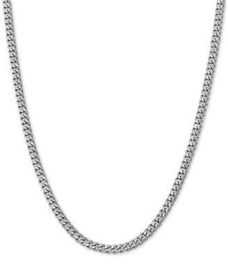 Giani Bernini Cuban Link Chain 2 3 4mm Necklace Collection In Sterling Created For Macys Product Image