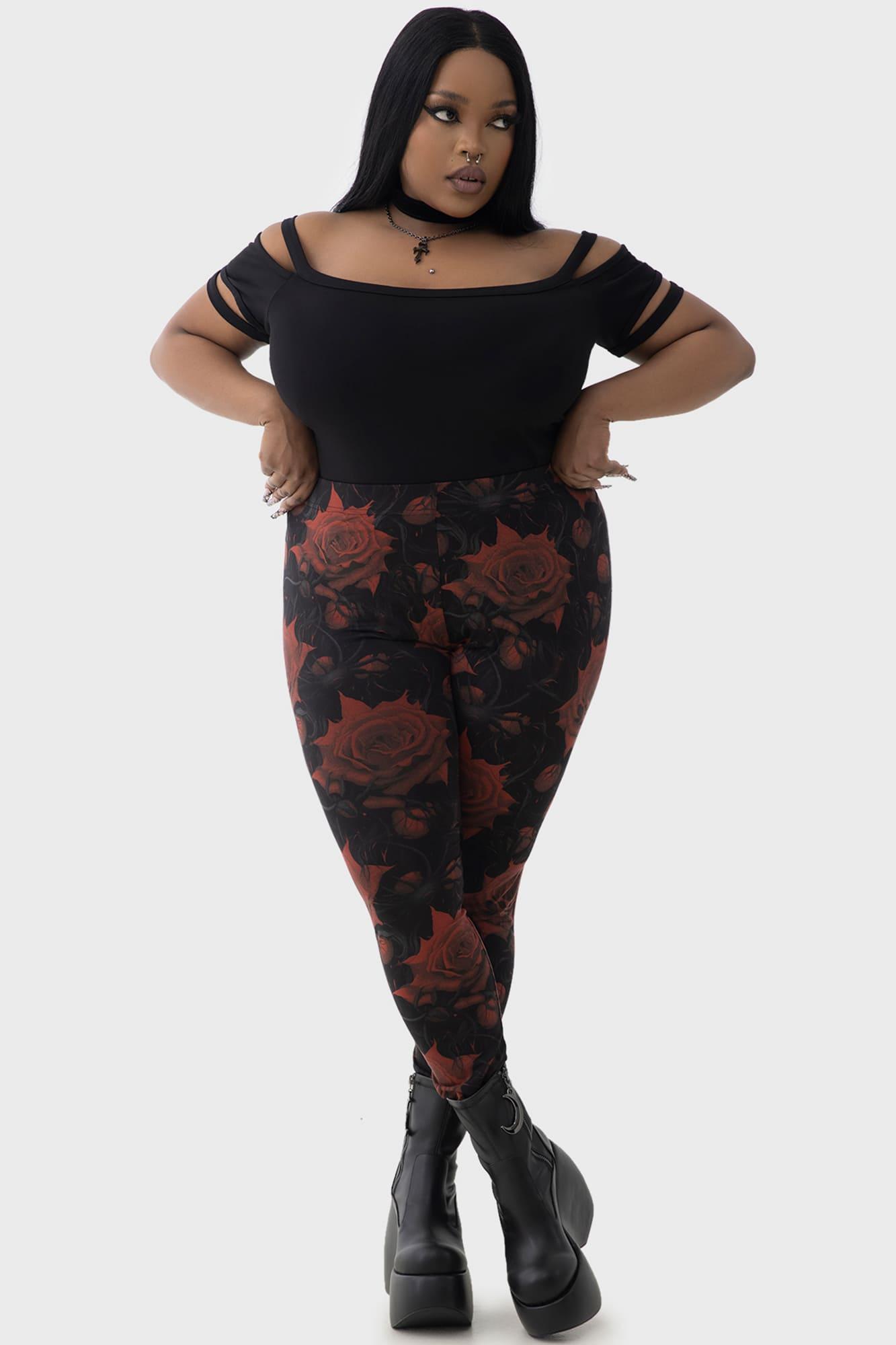 Blood Rose Leggings [PLUS] Female Product Image